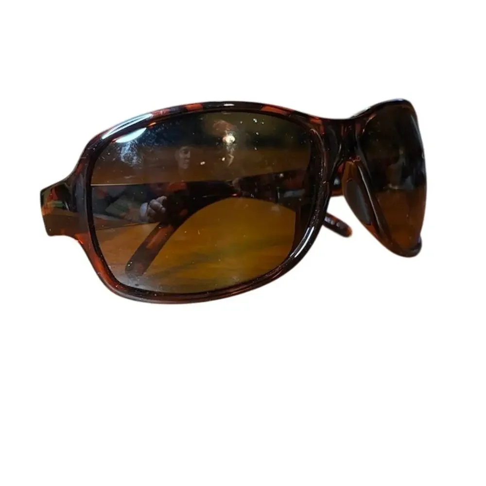 L.L.Bean Camden Sunglasses Polarized Tortoise Brown Oversized Womens Shades